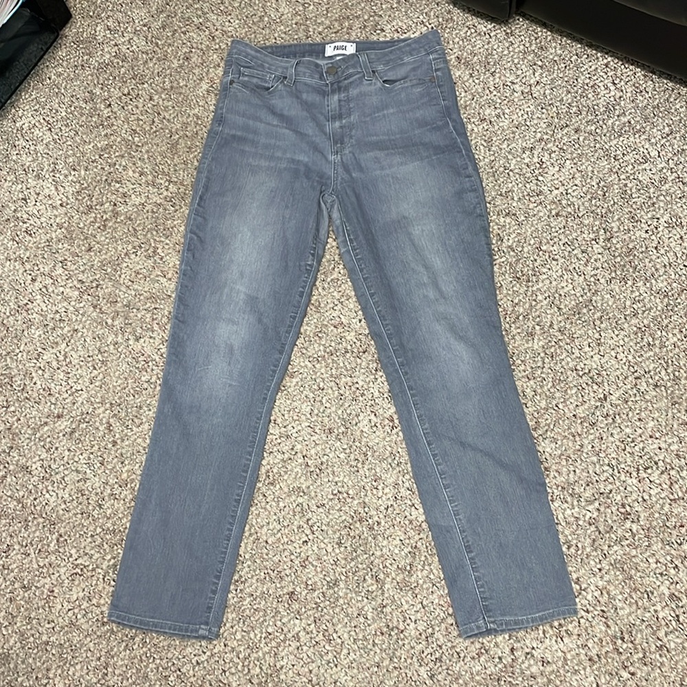 Paige hoxton Women's high rise slim Gray Jeans -